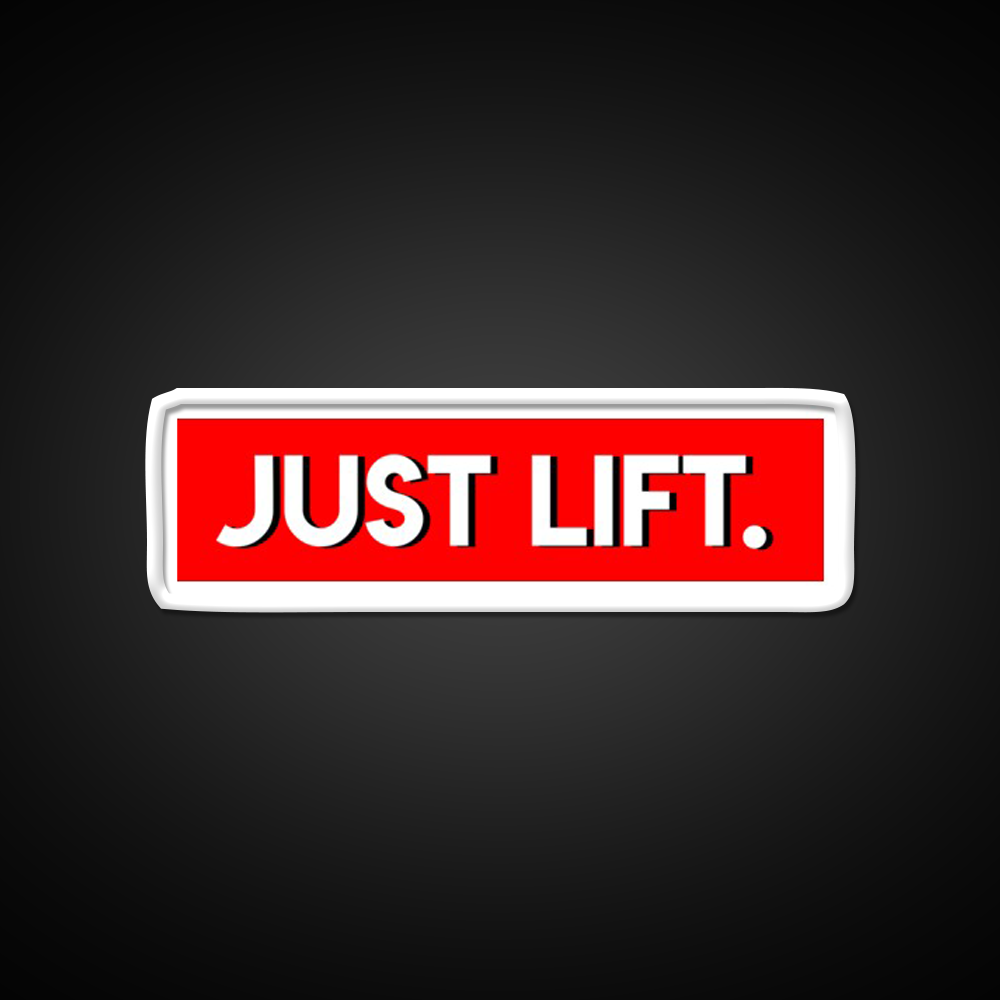 Just Lift Powerlifting Gym Fitness Led Neon Sign Rgb Color