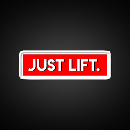 Just Lift Powerlifting Gym Fitness Led Neon Sign Rgb Color