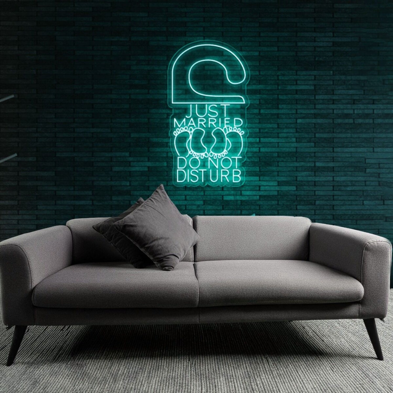 Just Married Do Not Disturb Romantic Wedding Sign Neon | Shineneon