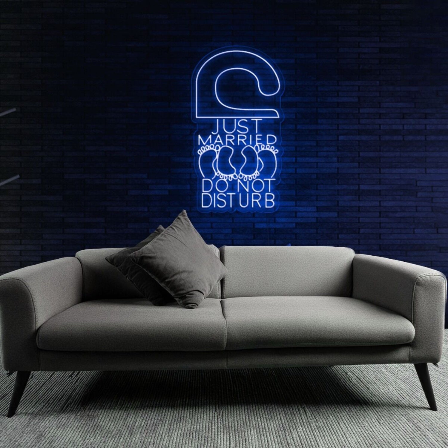 Just Married Do Not Disturb Romantic Wedding Sign Neon | Shineneon