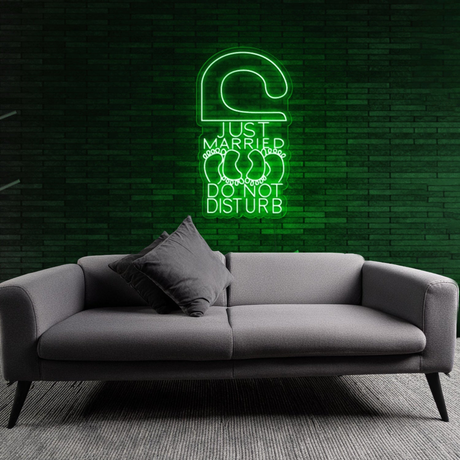 Just Married Do Not Disturb Romantic Wedding Sign Neon | Shineneon