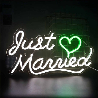 Just Married Led Neon Sign | Shineneon