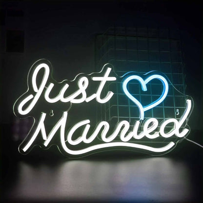 Just Married Led Neon Sign | Shineneon