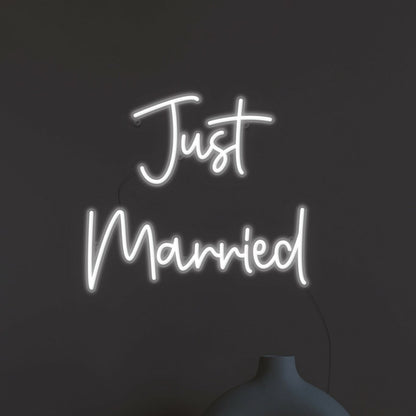 Just Married Led Neon Sign Wall Art | Shineneon