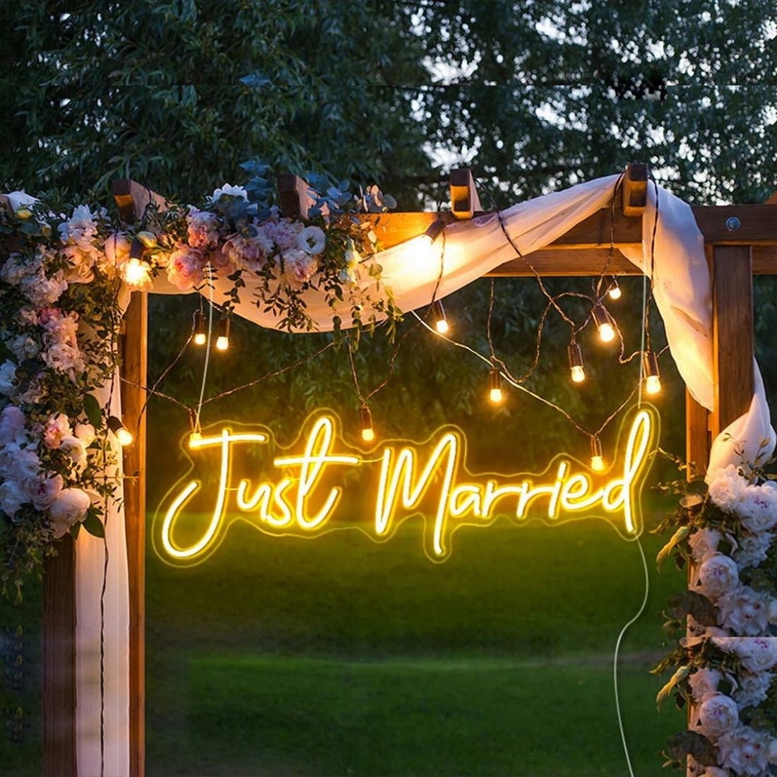Just Married Led Sign Business Neon Sign - Shineneon