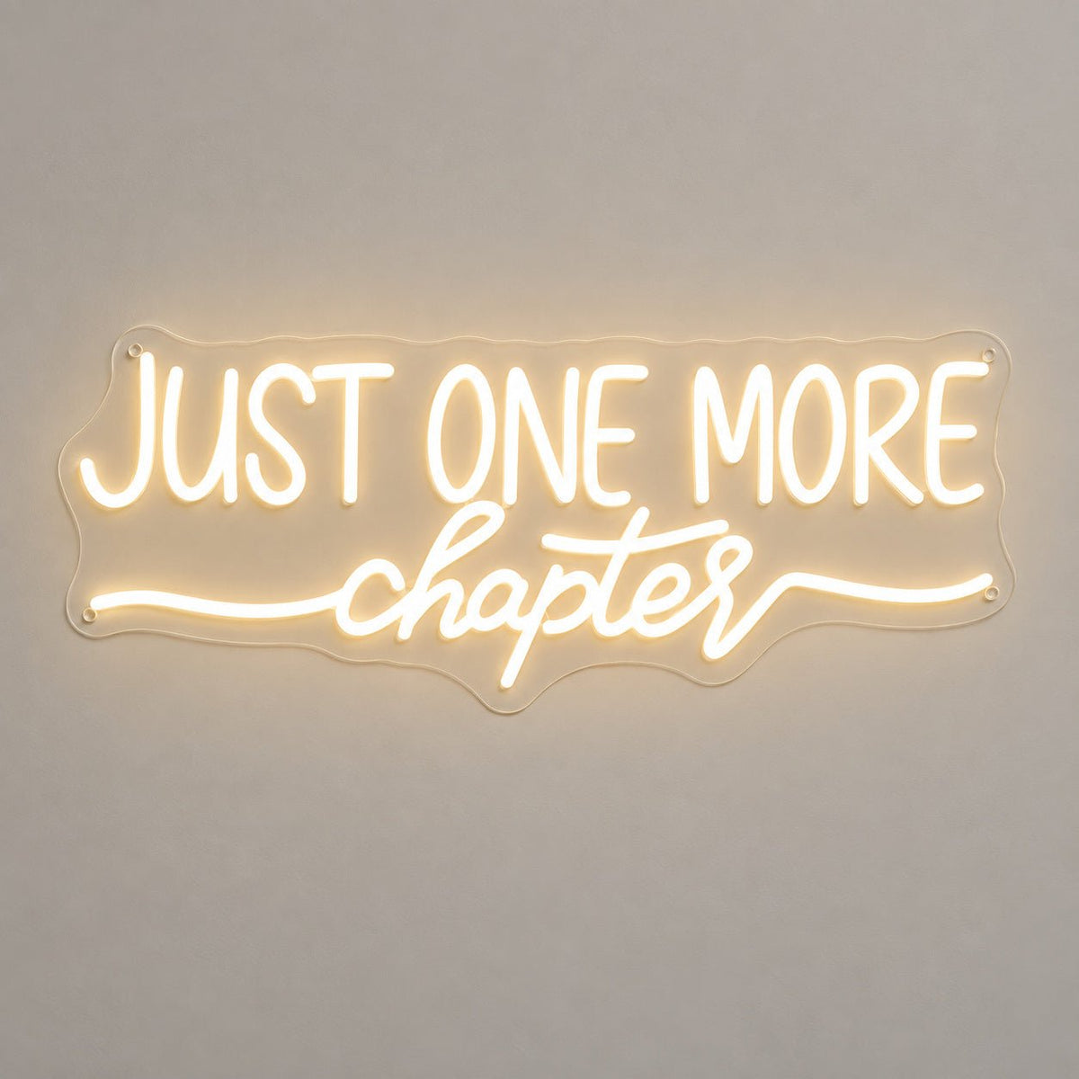 Just One More Chapter LED Neon Sign - Shineneon