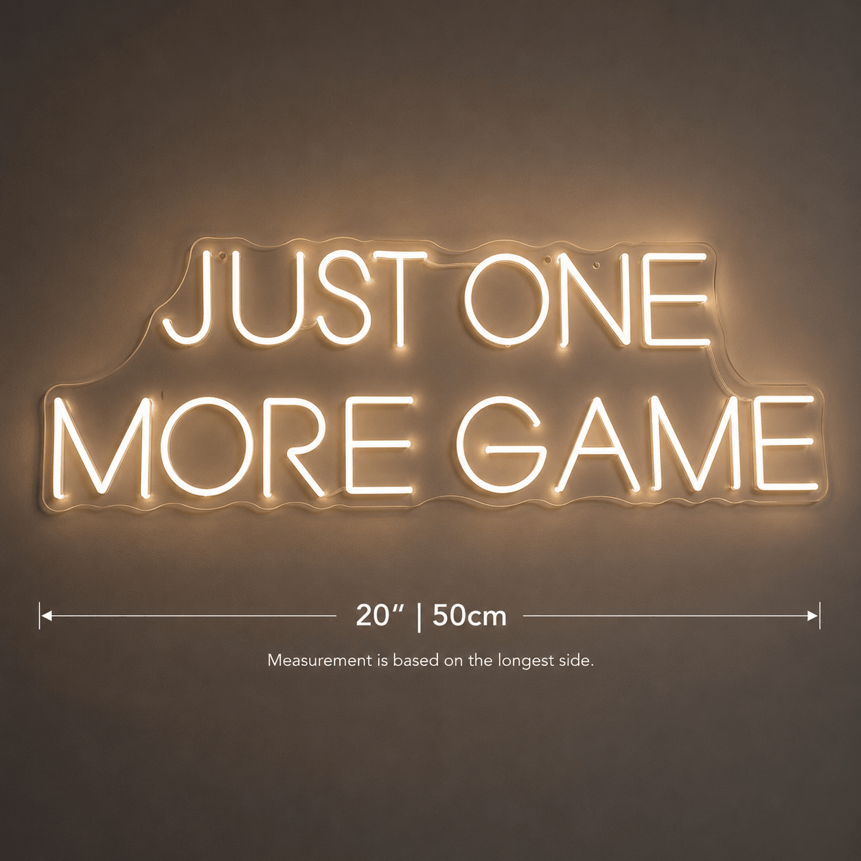 Just One More Game LED Neon Sign - Shineneon