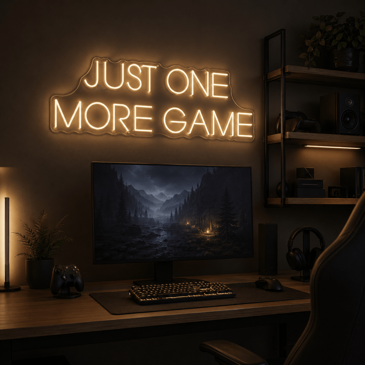 Just One More Game LED Neon Sign - Shineneon