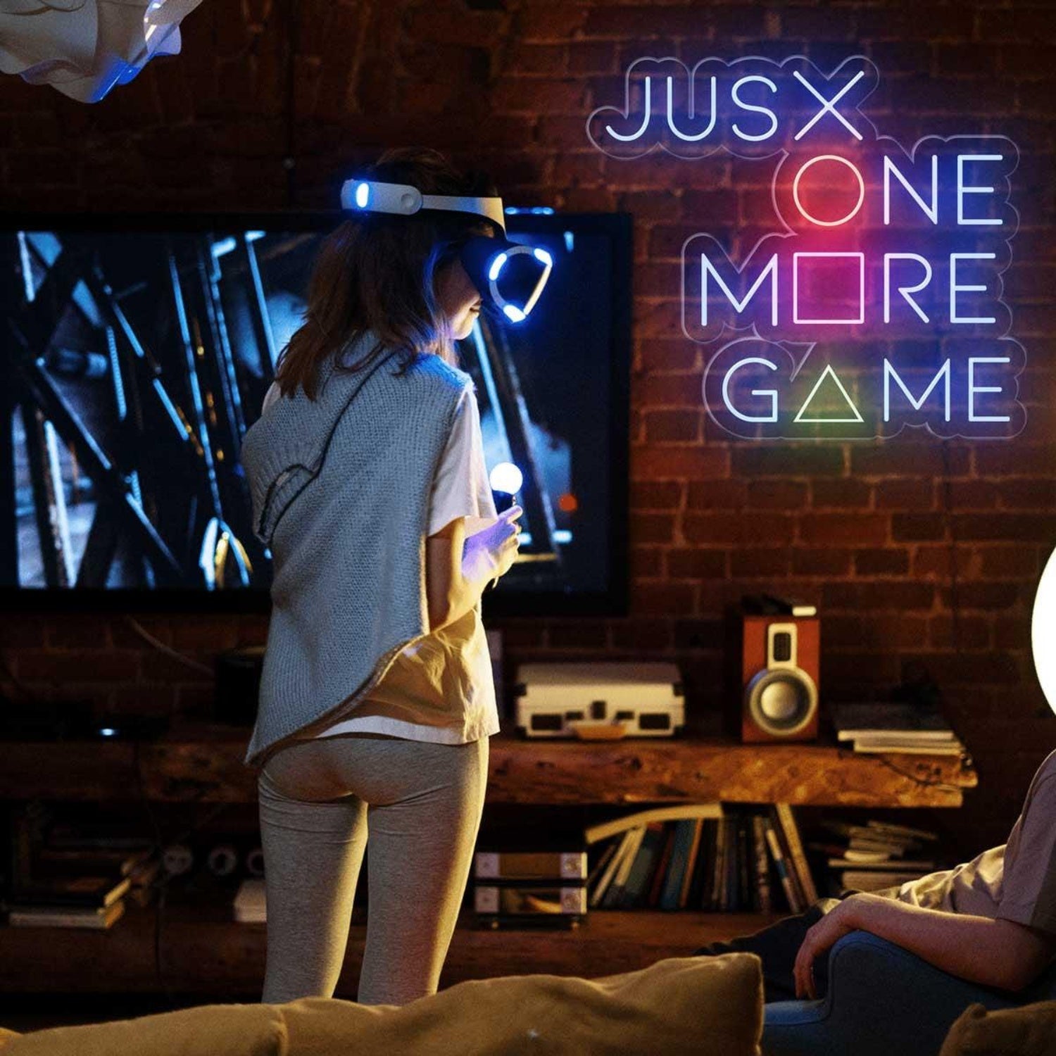 Just One More Game Led Neon Sign With Multicolor Lights For Gaming Room Decor | Shineneon
