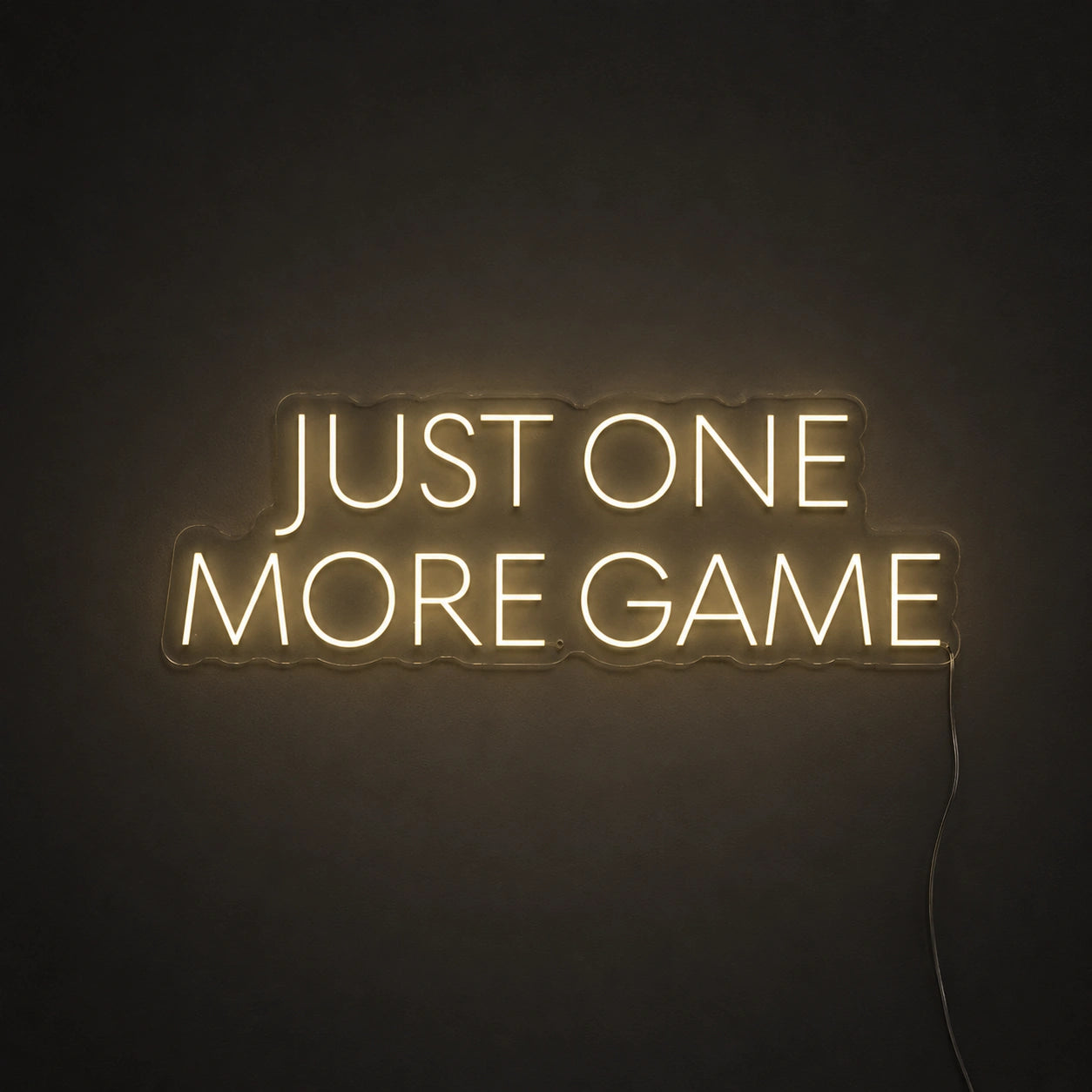 Just One More Game Neon Sign LED Neon Sign main product image