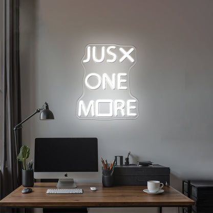 Just One More Game Neon Sign Man Cave Gamer Led Signs - Shineneon