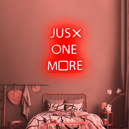 Just One More Game Neon Sign Man Cave Gamer Led Signs - Shineneon