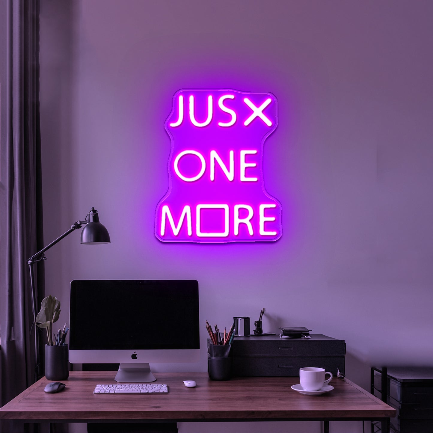 Just One More Game Neon Sign Man Cave Gamer Led Signs