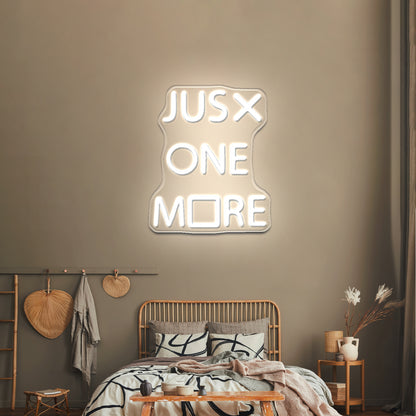 Just One More Game Neon Sign Man Cave Gamer Led Signs