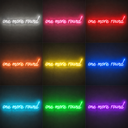 Just One More Game Wall Decor LED Neon Sign Home Art color grid