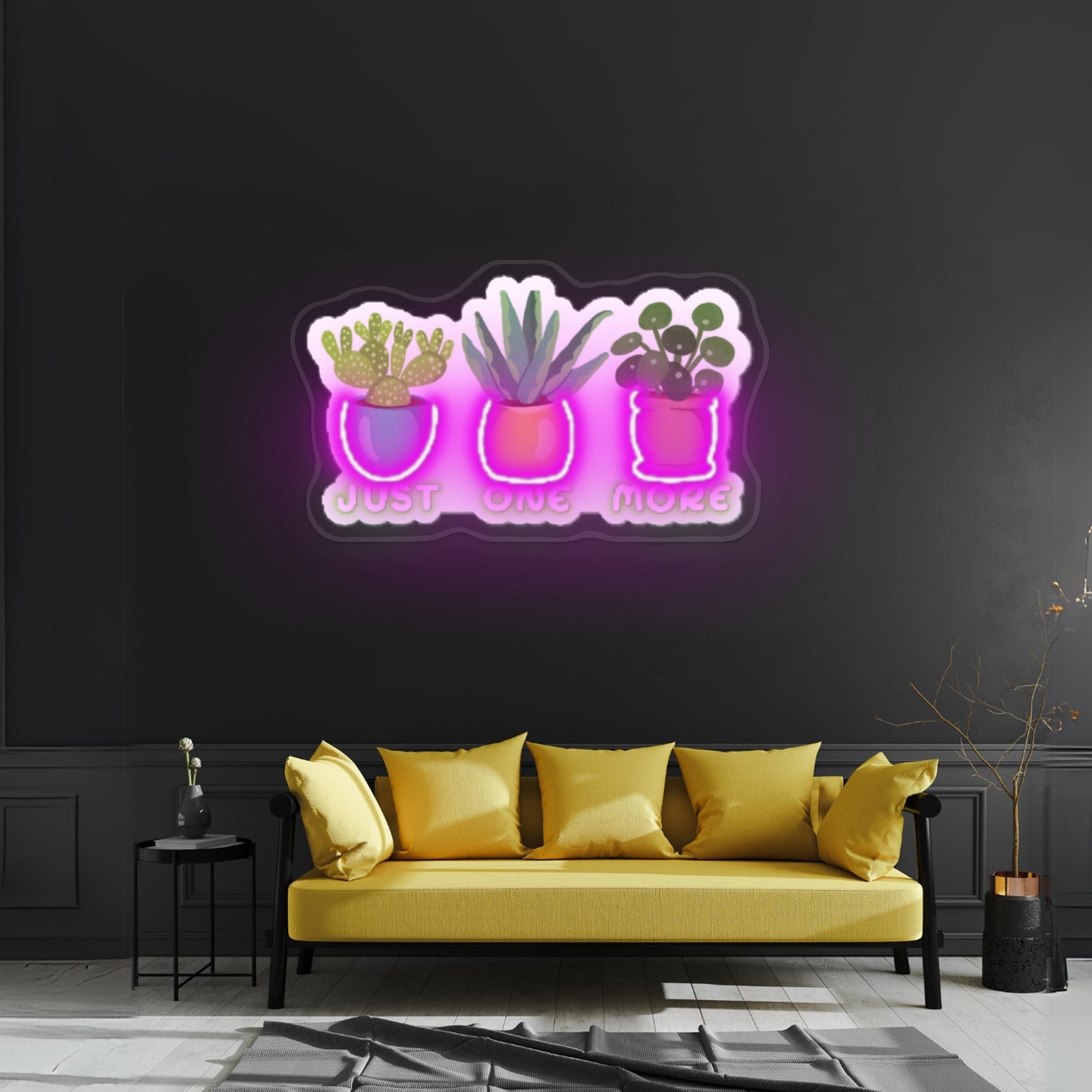 Just One More Plant Artwork Custom Neon Signs - Shineneon