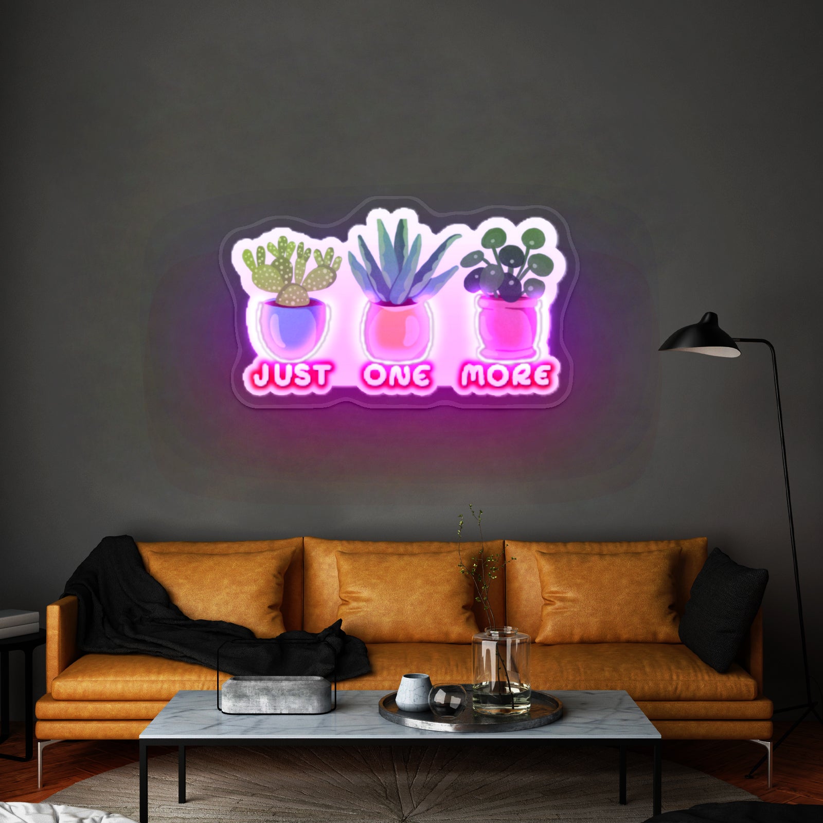 Just One More Plant Artwork Custom Neon Signs