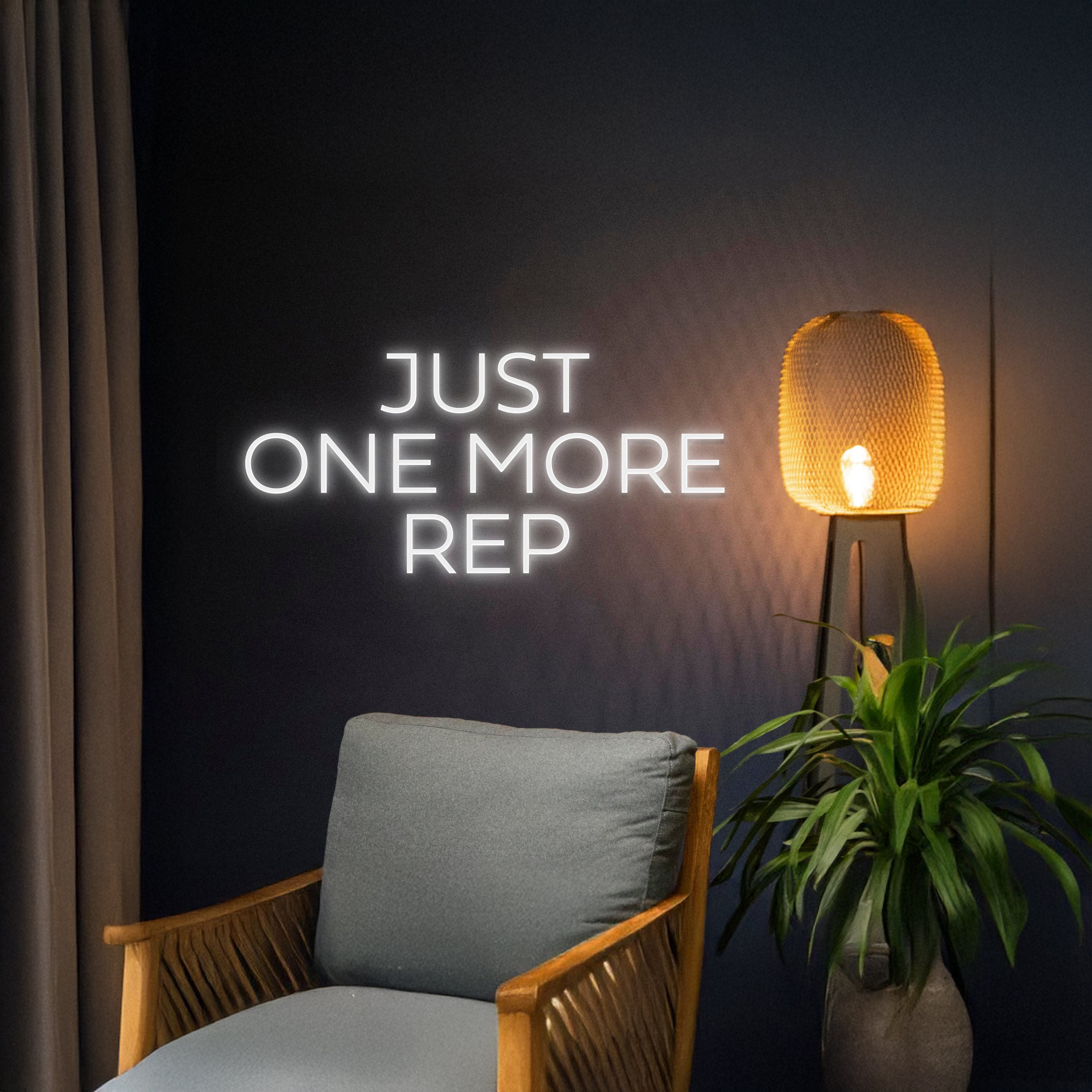 Just One More Rep Neon Sign | Shineneon