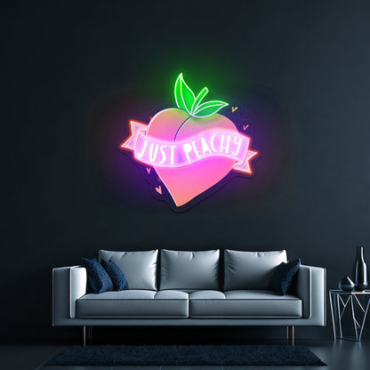 Just Peachy Mental Health Artwork Wall Art