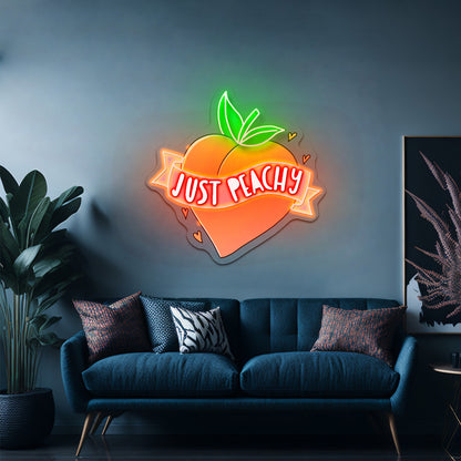 Just Peachy Mental Health Artwork Wall Art