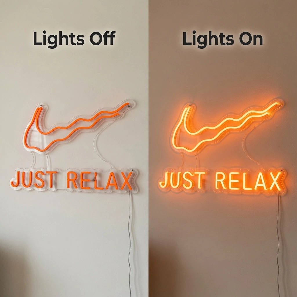 Just Relax LED Neon Sign Wall Neon Sign - Shineneon