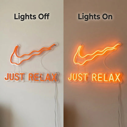 Just Relax LED Neon Sign Wall Neon Sign - Shineneon