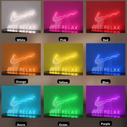 Just Relax LED Neon Sign Wall Neon Sign - Shineneon