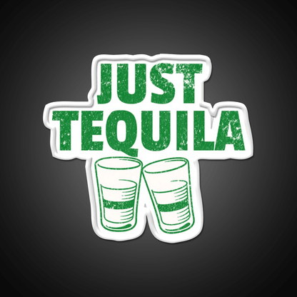Just Tequila Drinking Humor May Contain Party Drink Tequila Led Neon Sign Rgb Color - Shineneon