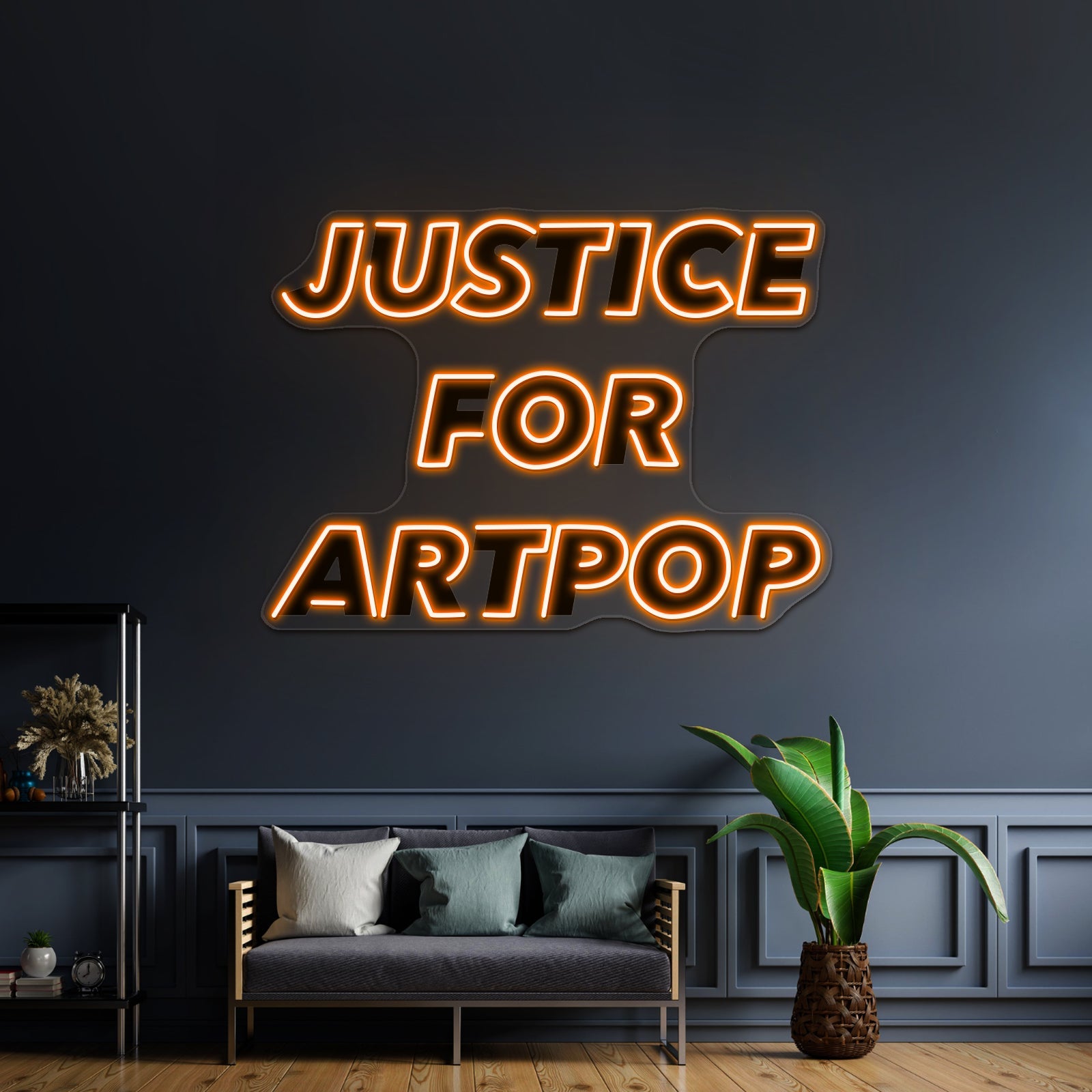 Justice For Artpop Artwork Neon Signs For Sale - Shineneon