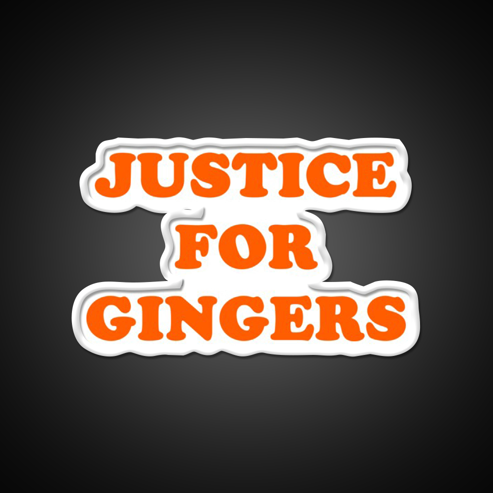Justice For Gingers Beer Bar Decor Led Neon Sign Rgb Color - LED neon sign view 11
