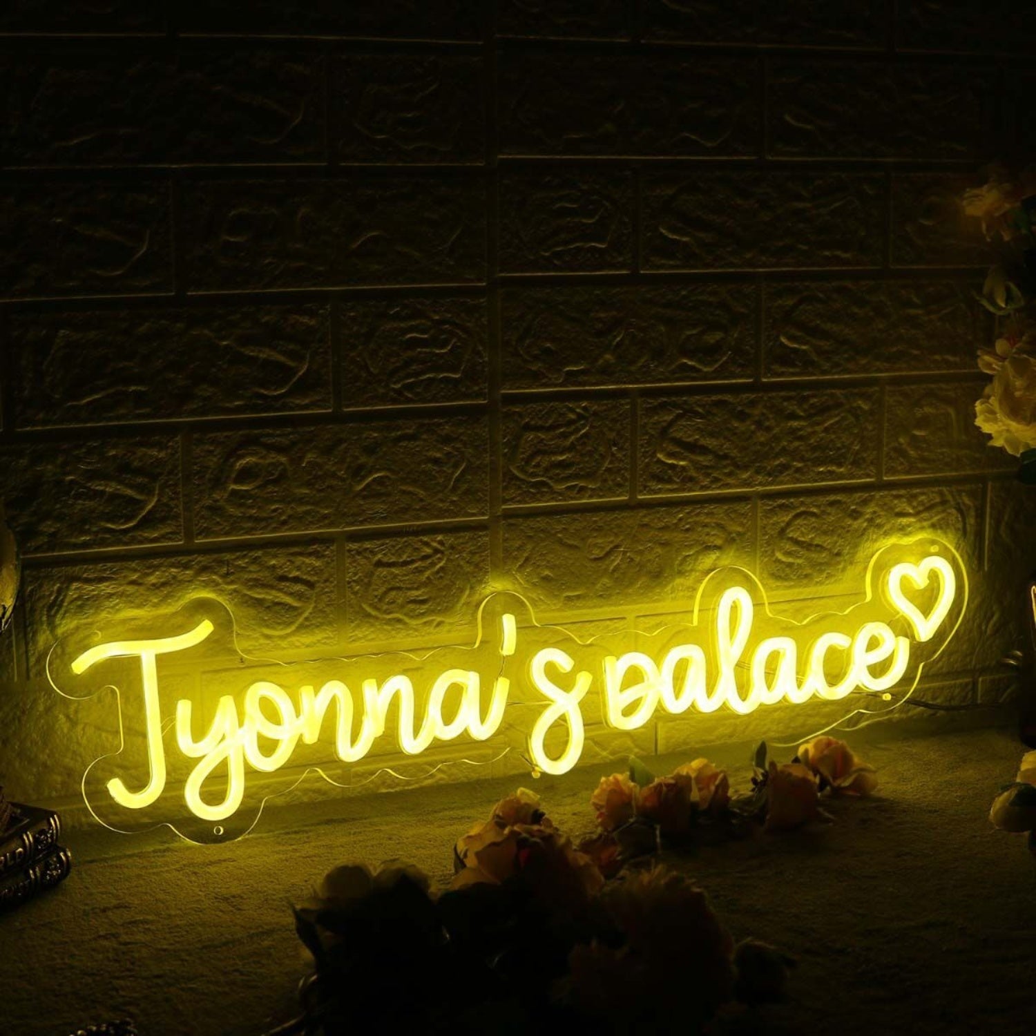 Jyonnas Palace Yellow Led Neon Sign - Shineneon