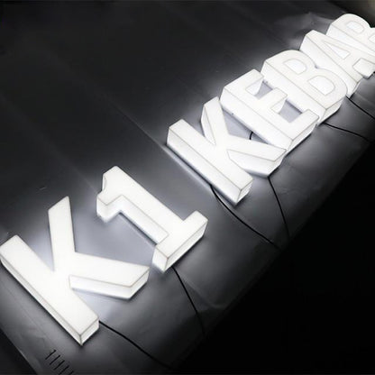 K1 Kebab 3D Fulllit Acrylic Led Letters Sign