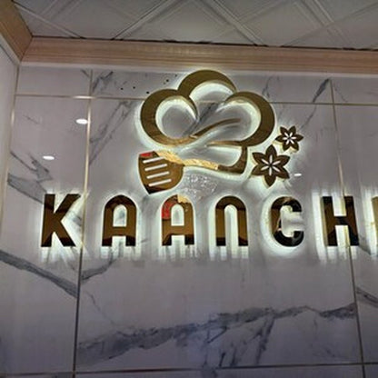 Kaanch With Flower Logo 3D Backlit Channel Letters Led Light Sign - Shineneon