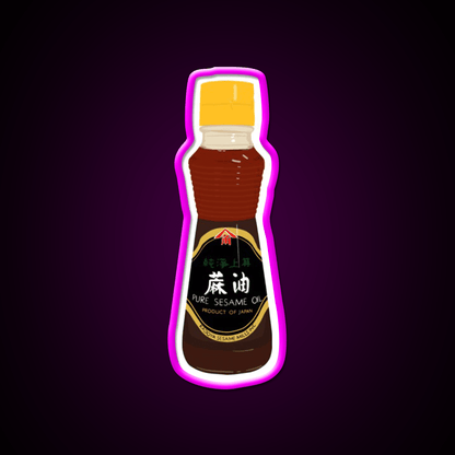 Kadoya Pure Sesame Oil Led Neon Sign Chinese Food Rgb Color - Shineneon