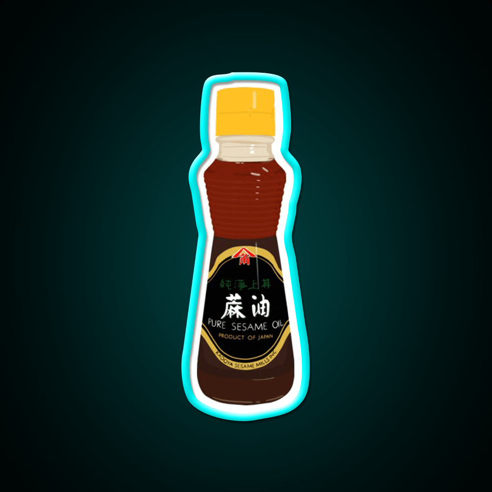Kadoya Pure Sesame Oil Led Neon Sign Chinese Food Rgb Color - Shineneon