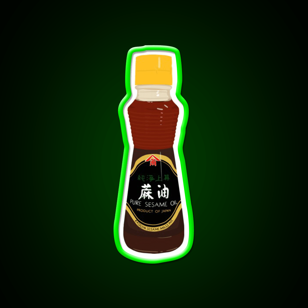 Kadoya Pure Sesame Oil Led Neon Sign Chinese Food Rgb Color - Shineneon