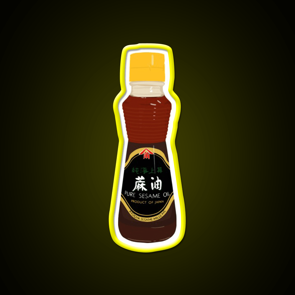 Kadoya Pure Sesame Oil Led Neon Sign Chinese Food Rgb Color - Shineneon