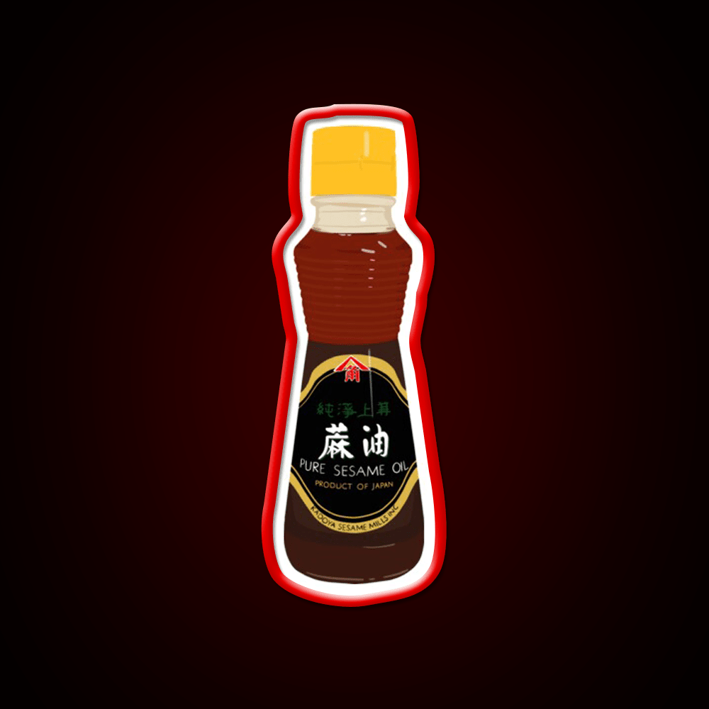 Kadoya Pure Sesame Oil Led Neon Sign Chinese Food Rgb Color - Shineneon