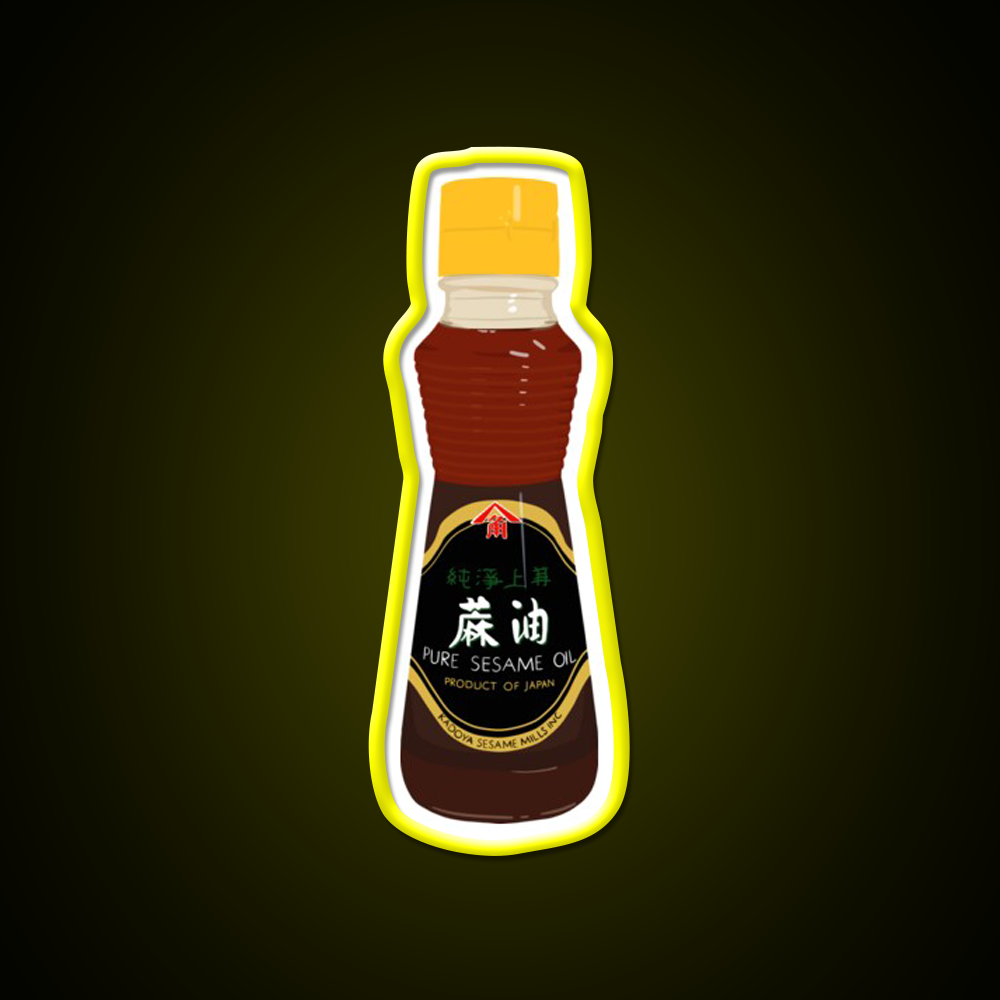 Kadoya Pure Sesame Oil Led Neon Sign Chinese Food Rgb Color