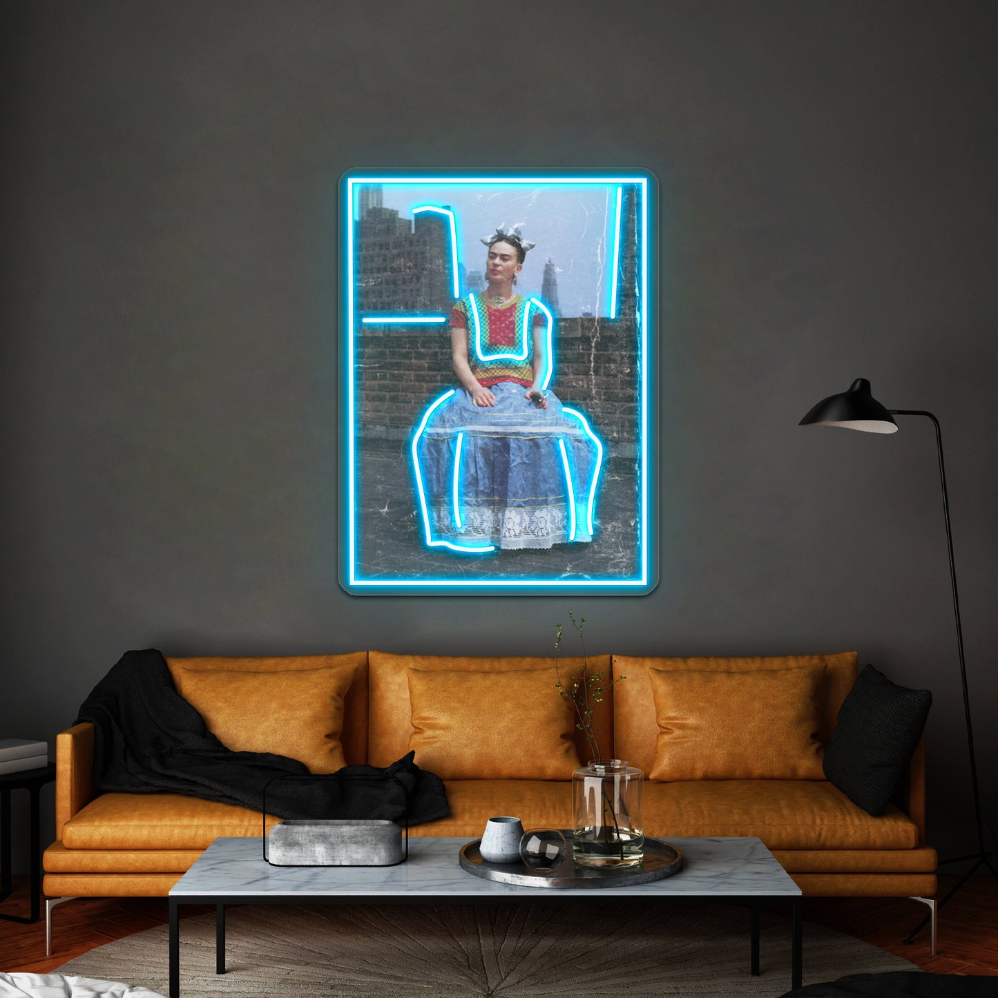 Kahlo Pop Artwork Neon Signs For Sale