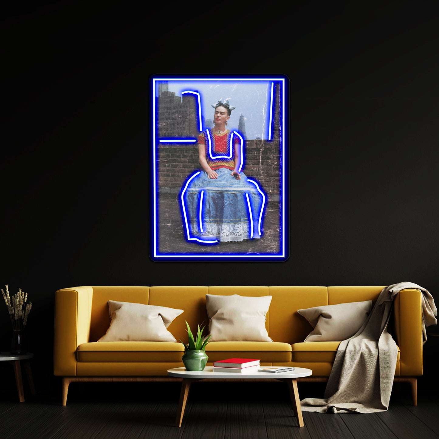 Kahlo Pop Artwork Neon Signs For Sale