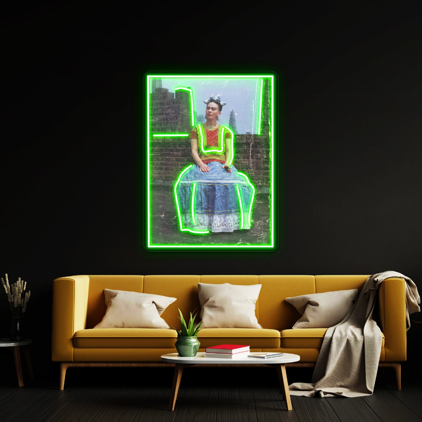 Kahlo Pop Artwork Neon Signs For Sale