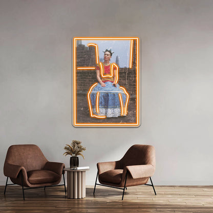 Kahlo Pop Artwork Neon Signs For Sale