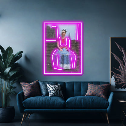 Kahlo Pop Artwork Neon Signs For Sale