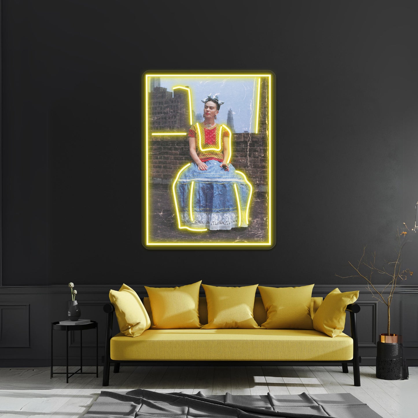 Kahlo Pop Artwork Neon Signs For Sale