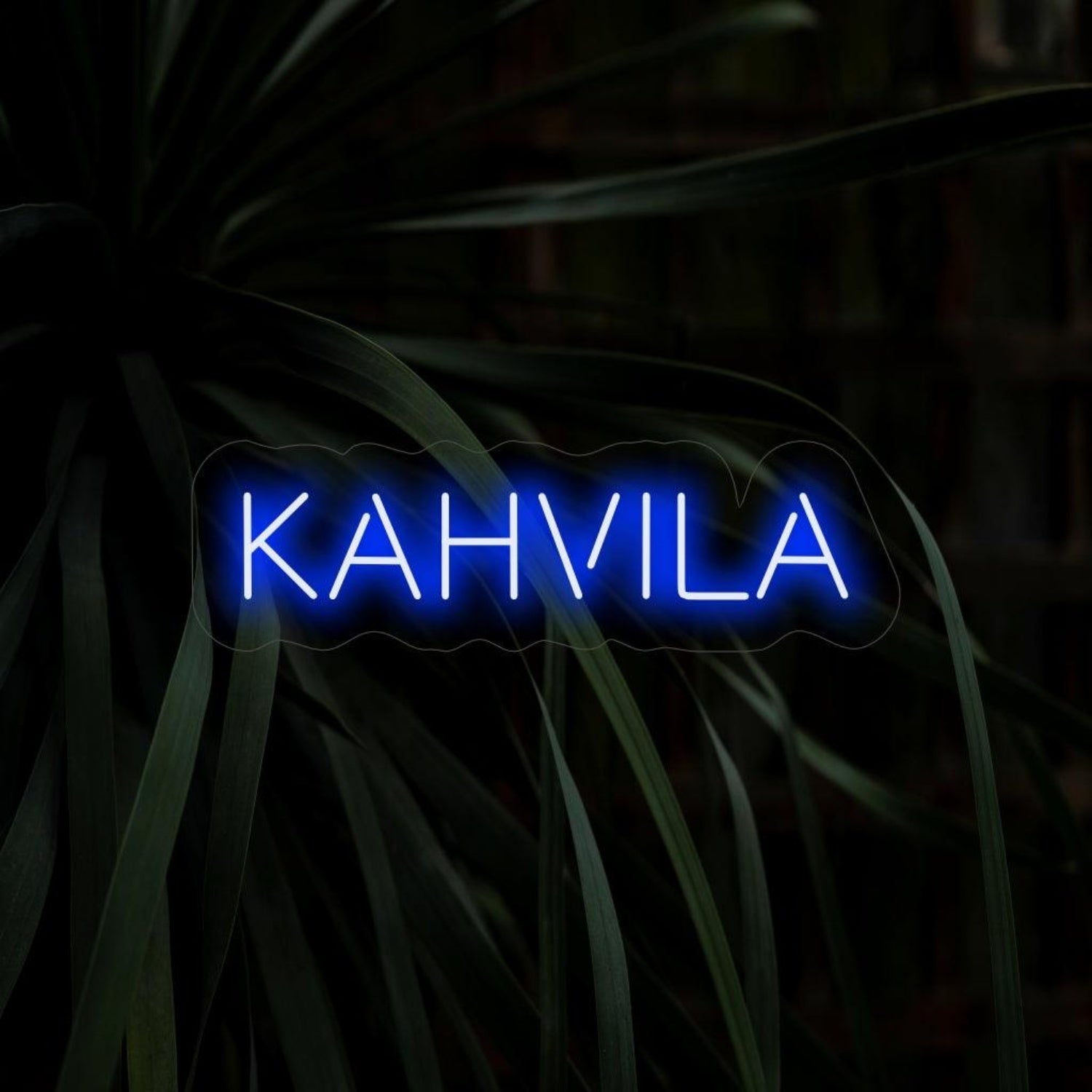 Kahvila Blue Wave Led Neon Sign For Cafe And Decor - Shineneon