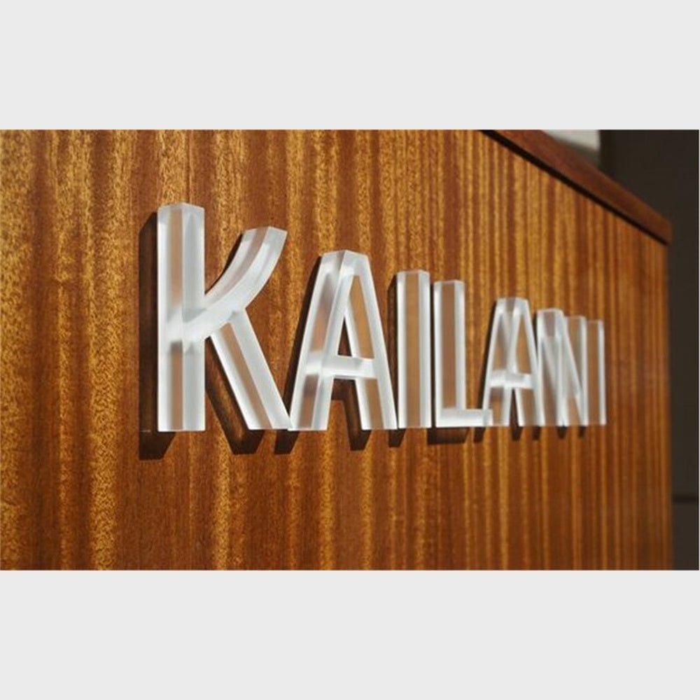 Kailani 3D Frontlit And Backlit Channel Letter Led Light Sign - Shineneon