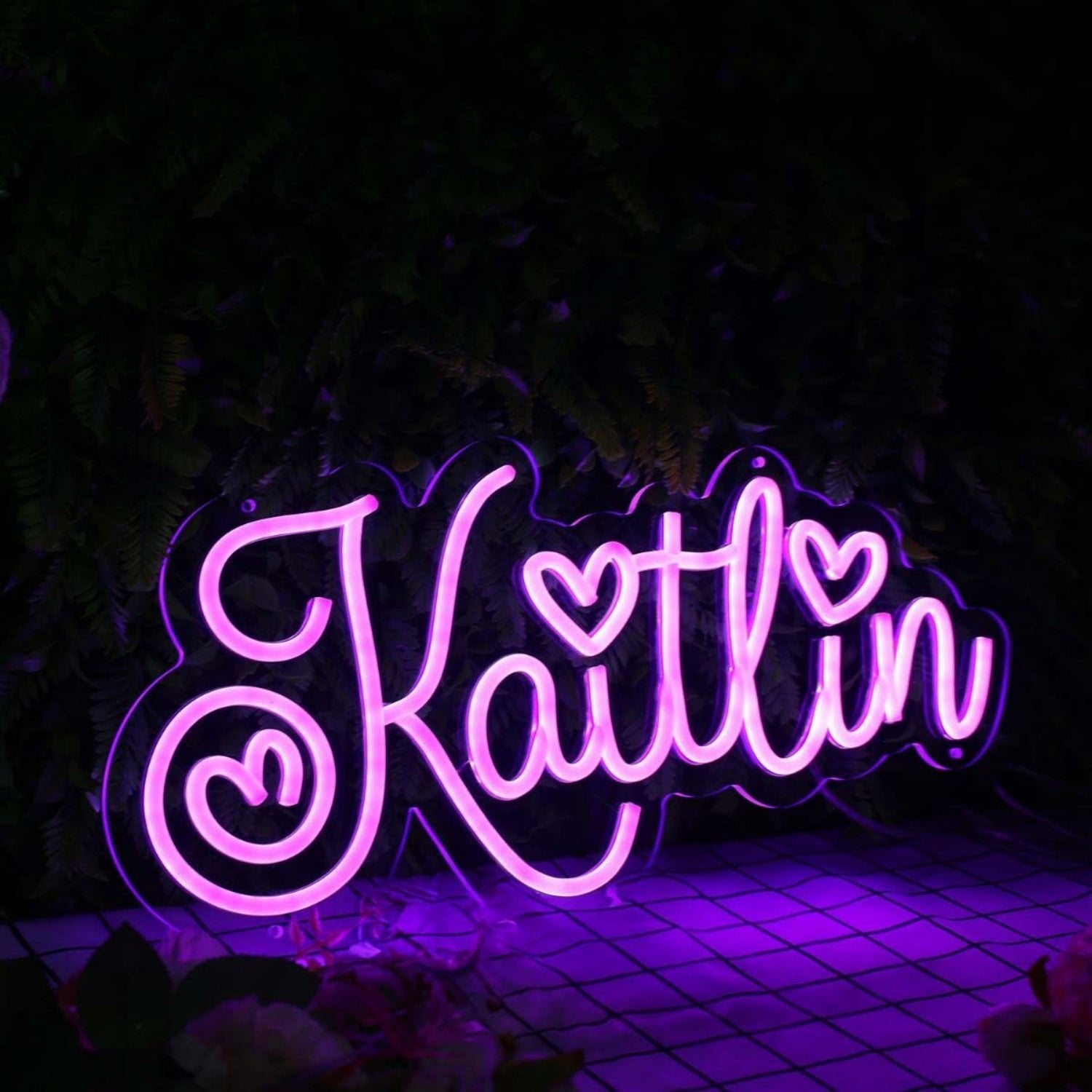 Kaitlin Dark Purple Led Neon Sign - Shineneon