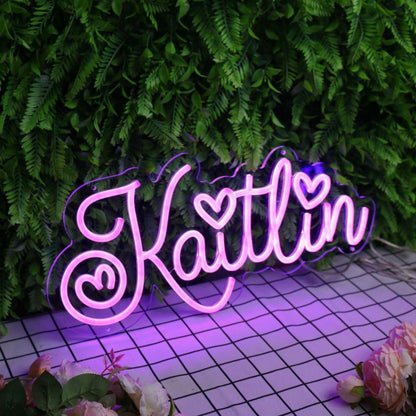 Kaitlin Dark Purple Led Neon Sign - Shineneon