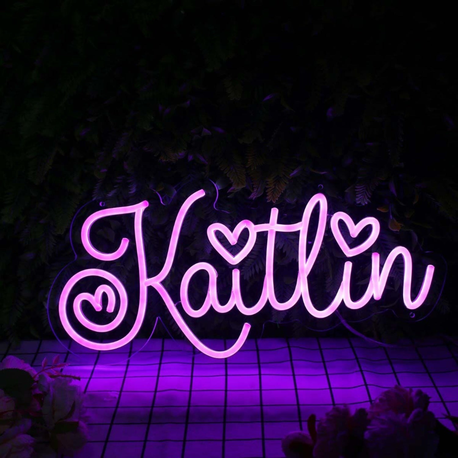 Kaitlin Dark Purple Led Neon Sign - Shineneon